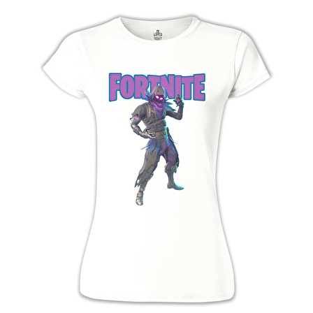 Fortnite - Raven Beyaz Bayan Tshirt