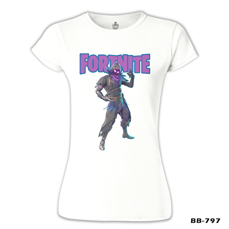 Fortnite - Raven Beyaz Bayan Tshirt