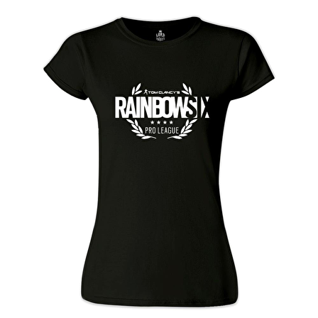 Rainbow Six - Pro Siyah Bayan Tshirt