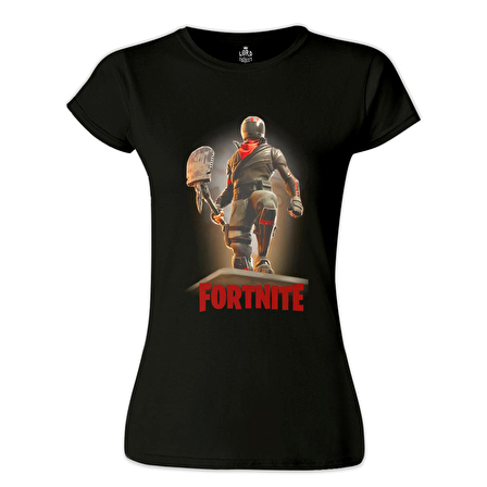 Fortnite - Horror Siyah Kadın Tshirt