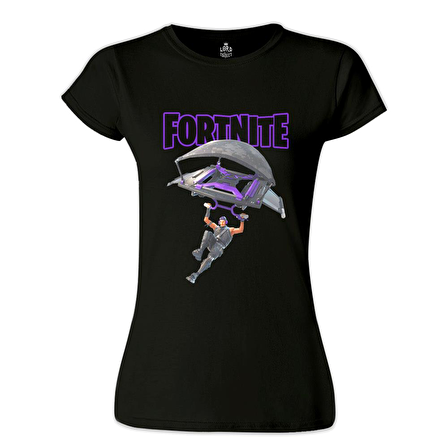 Fortnite - A l'air Siyah Bayan Tshirt