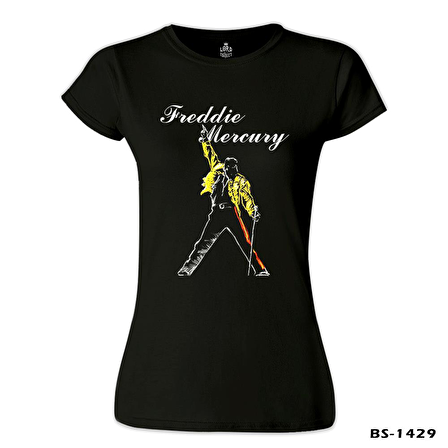 Freddie Mercury - King of Queen Siyah Bayan Tshirt