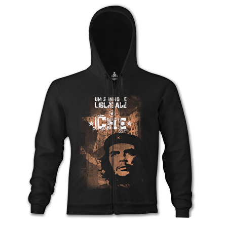 Che Guevara - City Siyah Erkek Kapşonlu