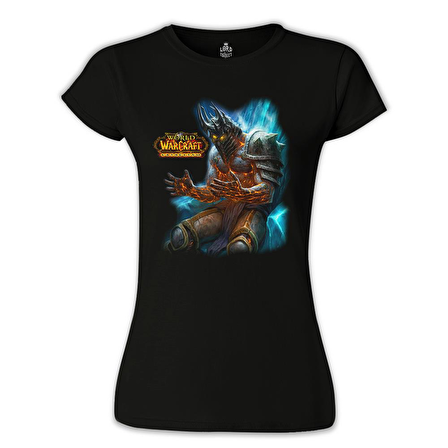 World of Warcraft - Wrath Siyah Kadın Tshirt
