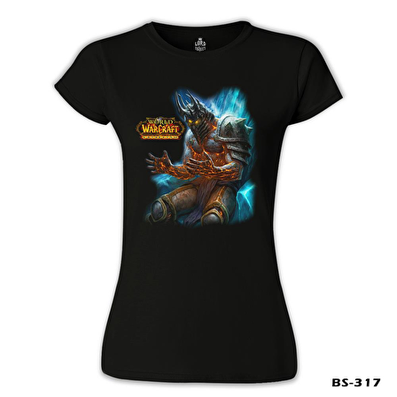 World of Warcraft - Wrath Siyah Kadın Tshirt