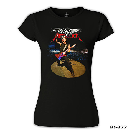 Metallica - James Siyah Bayan Tshirt