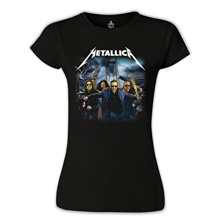 Metallica - İstanbul Siyah Bayan Tshirt