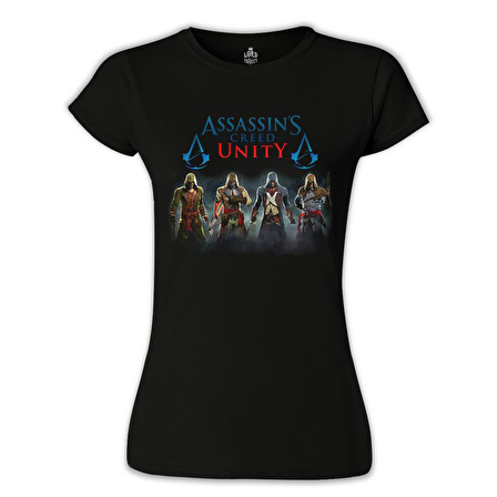 Assassin's Creed - Unity Siyah Bayan Tshirt