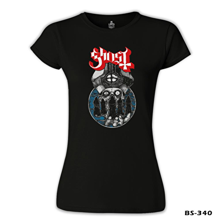 Ghost Siyah Kadın Tshirt