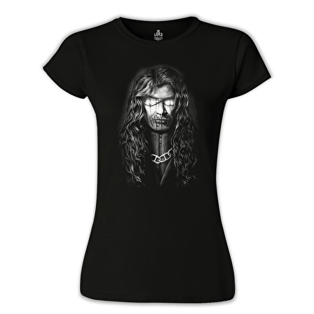 Megadeth - Dave Mustaine Siyah Bayan Tshirt