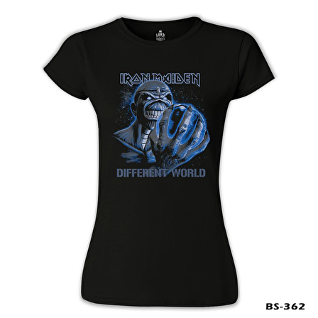 Iron Maiden - Different World Siyah Kadın Tshirt