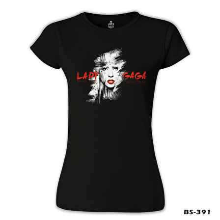 Lady Gaga - Face Siyah Bayan Tshirt