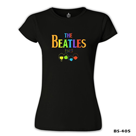 The Beatles Siyah Bayan Tshirt