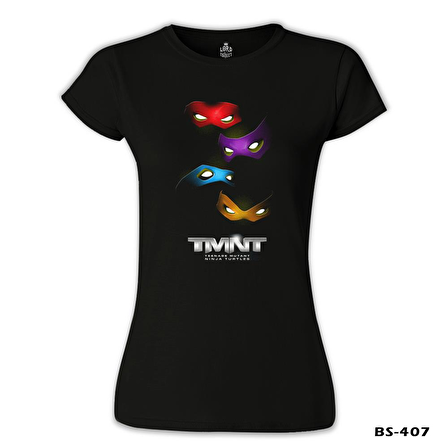 Teenage Mutant Ninja Turtles Siyah Bayan Tshirt