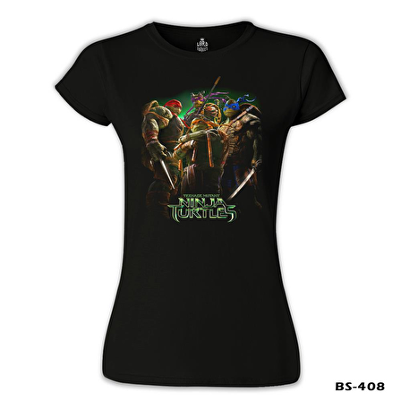 Ninja Turtles Siyah Bayan Tshirt