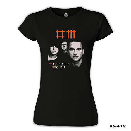 Depeche Mode Siyah Bayan Tshirt