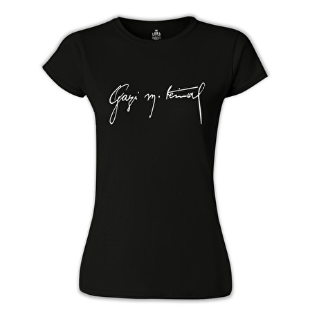Atatürk - Gazi Mustafa Kemal Siyah Bayan Tshirt