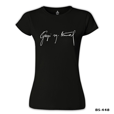 Atatürk - Gazi Mustafa Kemal Siyah Bayan Tshirt