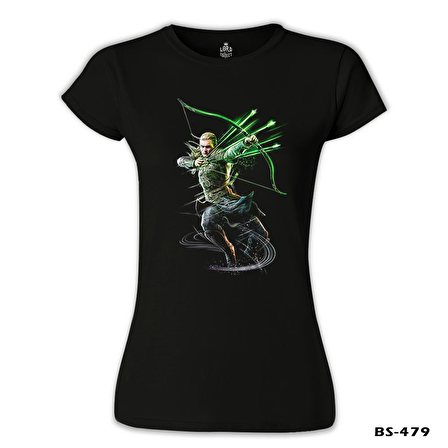 Guardians of Middle Earth - Legolas Siyah Bayan Tshirt