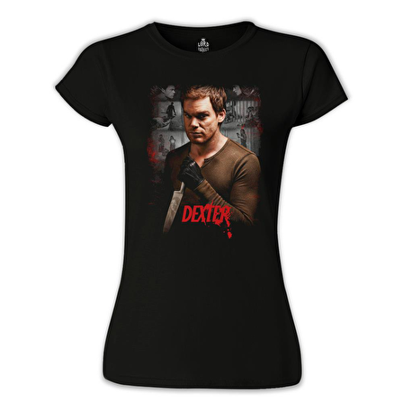Dexter Siyah Bayan Tshirt