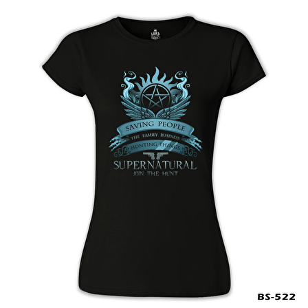 Supernatural - Join the Hunt Siyah Bayan Tshirt