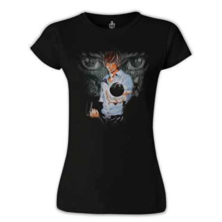 Death Note - 3 Siyah Bayan Tshirt