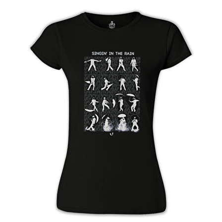Singin In The Rain Siyah Bayan Tshirt
