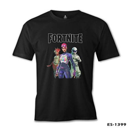 Fortnite - Maps Siyah Erkek Tshirt