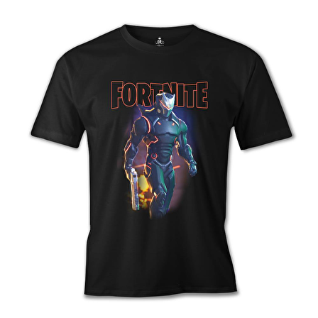 Fortnite - Firegun Siyah Erkek Tshirt