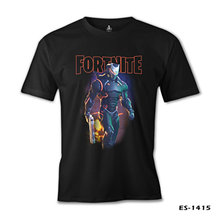 Fortnite - Firegun Siyah Erkek Tshirt