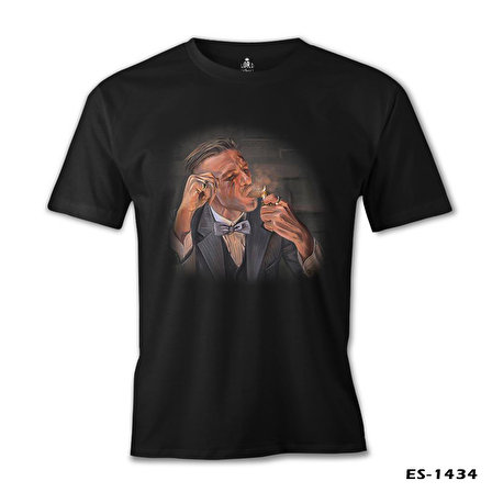 Peaky Blinders - Lit Siyah Erkek Tshirt