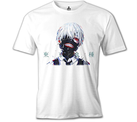 Tokyo Ghoul 2 Beyaz Erkek Tshirt