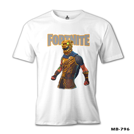 Fortnite - Battle Hound Beyaz Erkek Tshirt