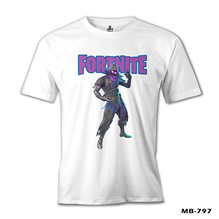 Fortnite - Raven Beyaz Erkek Tshirt