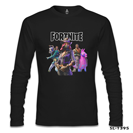 Fortnite - Pets Siyah Erkek Sweatshirt