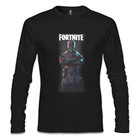 Fortnite - Chevalier Siyah Erkek Sweatshirt