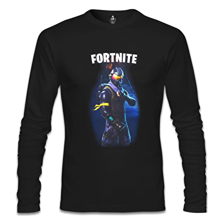 Fortnite - Data Siyah Erkek Sweatshirt