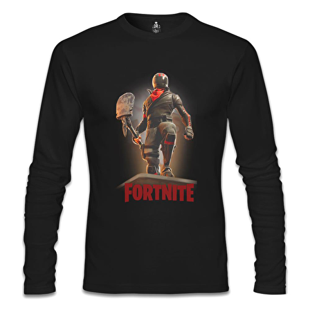 Fortnite - Horror Siyah Erkek Sweatshirt