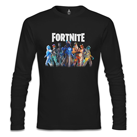 Fortnite - From Darkness Siyah Erkek Sweatshirt