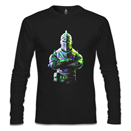 Fortnite - Chevalier 2 Siyah Erkek Sweatshirt