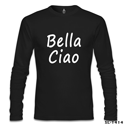 Casa de Papel - Bella Ciao Siyah Erkek Sweatshirt