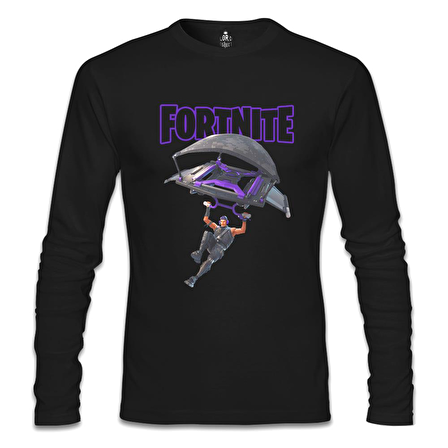 Fortnite - A l'air Siyah Erkek Sweatshirt