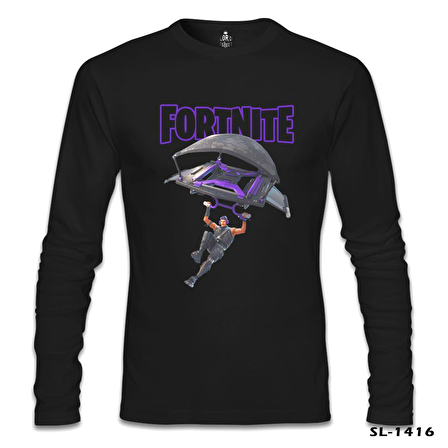 Fortnite - A l'air Siyah Erkek Sweatshirt