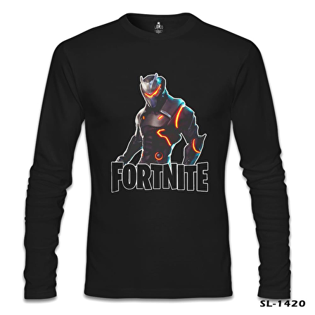 Fortnite - Omega Siyah Erkek Sweatshirt