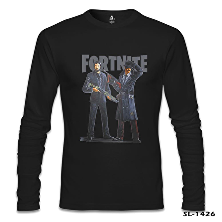 Fortnite - Gangs Siyah Erkek Sweatshirt