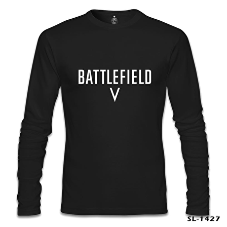 Battlefield 5 - Logo Siyah Erkek Sweatshirt