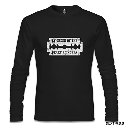 Peaky Blinders - Cut Siyah Erkek Sweatshirt