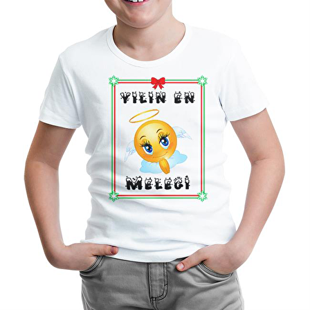 Yılın Meleği Beyaz Çocuk Tshirt
