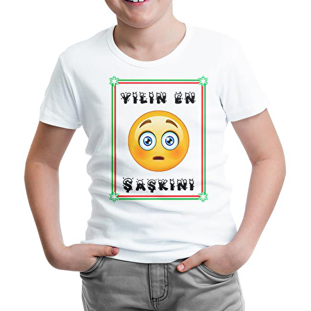 Yılın En Şaşkını Beyaz Çocuk Tshirt
