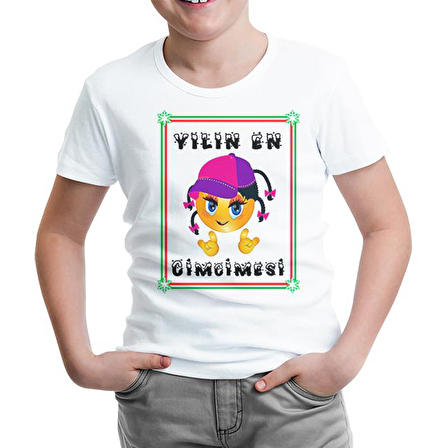 Yılın En Afacanı Beyaz Çocuk Tshirt